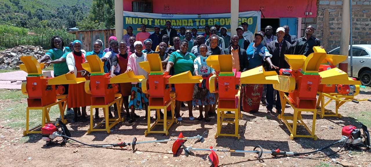 Home Forage machines in Mulot CBO, SNV, FA2T, K2G, Narok County, Ilmotiok Ward, Kupanda to grow